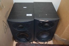 A pair of Mordaunt-Short speakers