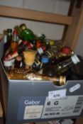 Assorted alcohol miniatures