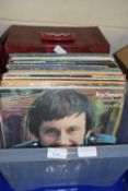 Two boxes of various assorted LP's