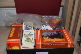 Quantity of toy cars, models and cigarette cards