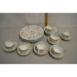 Quantity of Minton Haddon Hall tea and table wares