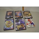 Group of six Nintendo Game Cube games to include Lost Kingdoms, Mario Party 5, Fire Emblem and