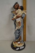 Modern Florence figure of mother and child