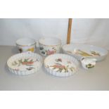 Mixed Lot: Various Royal Worcester Evesham pattern serving dishes and other items