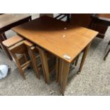 Nest of retro teak tables