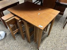 Nest of retro teak tables