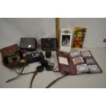 Mixed Lot: Various assorted cameras to include Coronet, Ambassador, Nikon N2000 and others