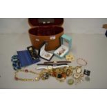 Case of various assorted costume jewellery