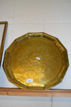 Brass bonares type serving tray