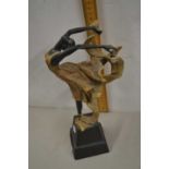 Composition model of an Art Deco dancer