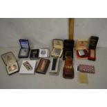 Quantity of modern boxed cigarette lighters to include Zippo, Ronson and others