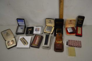 Quantity of modern boxed cigarette lighters to include Zippo, Ronson and others