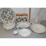 Mixed Lot: Portmeirion Botanic Garden items plus other assorted dinner wares to include Royal