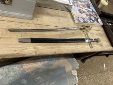 Two reproduction swords