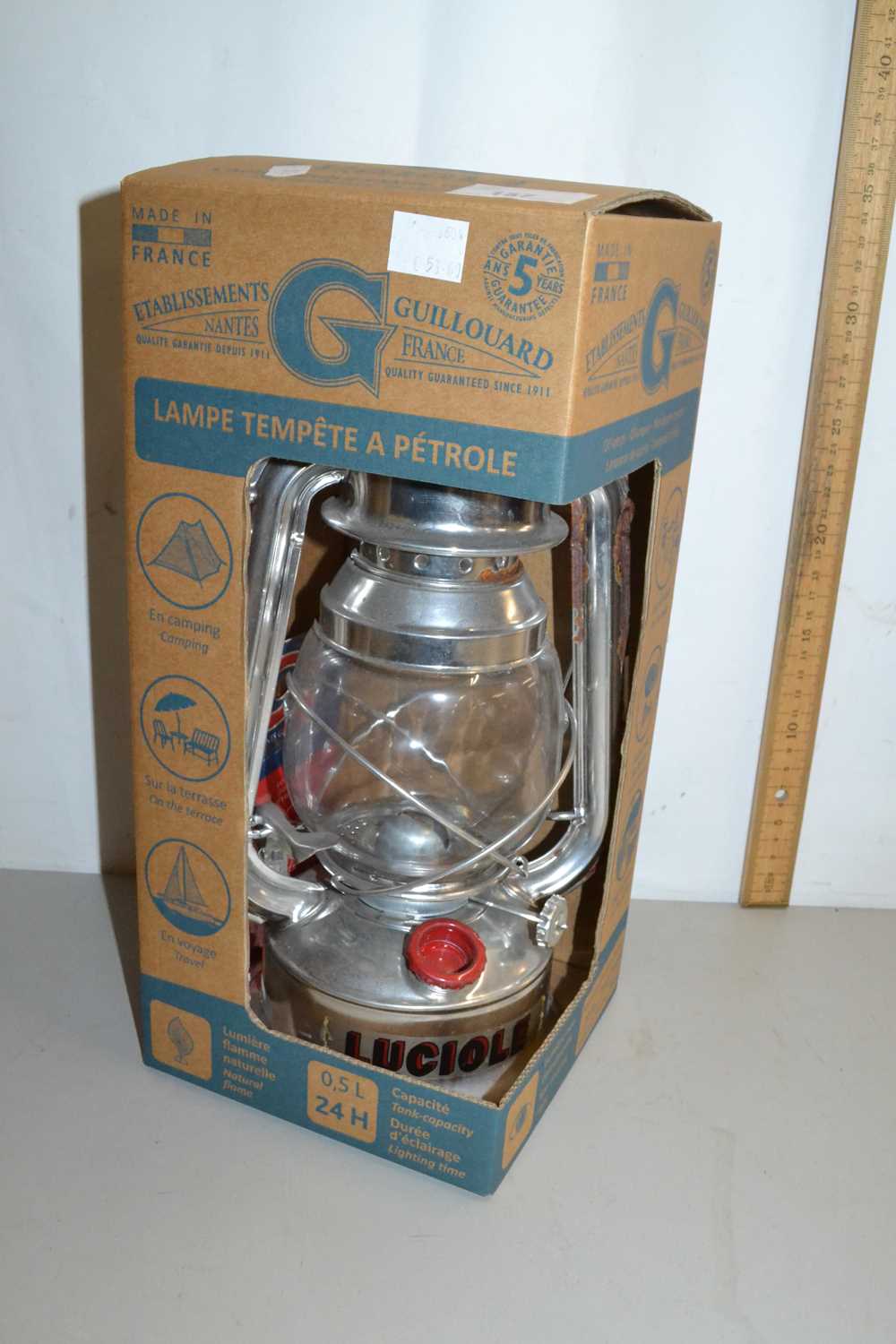Boxed as new French storm lantern