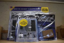 The Lancaster Bomber model kit and magazines