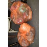 Two bags of various assorted wool