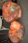Two bags of various assorted wool