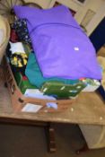 Three boxes of assorted vintage clothes