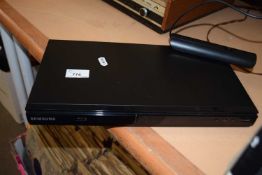 Samsung blue ray disc player and remote control
