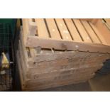 Quantity of apple crates