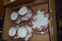 Quantity of Royall Stafford Olde English Garden tea wares