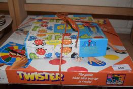 Two games to include Twister and Bugs