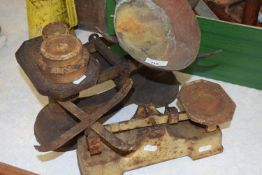 Pair of vintage kitchen scales