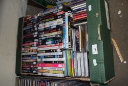 Quantity of assorted DVD's and CD's