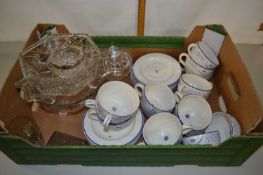 Mixed Lot: Quantity of Barton tea ware, various glass bowls etc