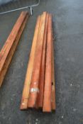 A quantity of 2.5 x 3" length pine timber