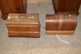 Two vintage cased sewing machines