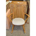 Ercol stick back rocking chair