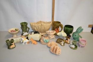 Collection of various Sylvac pottery to include a range of vases, ornaments, jug etc