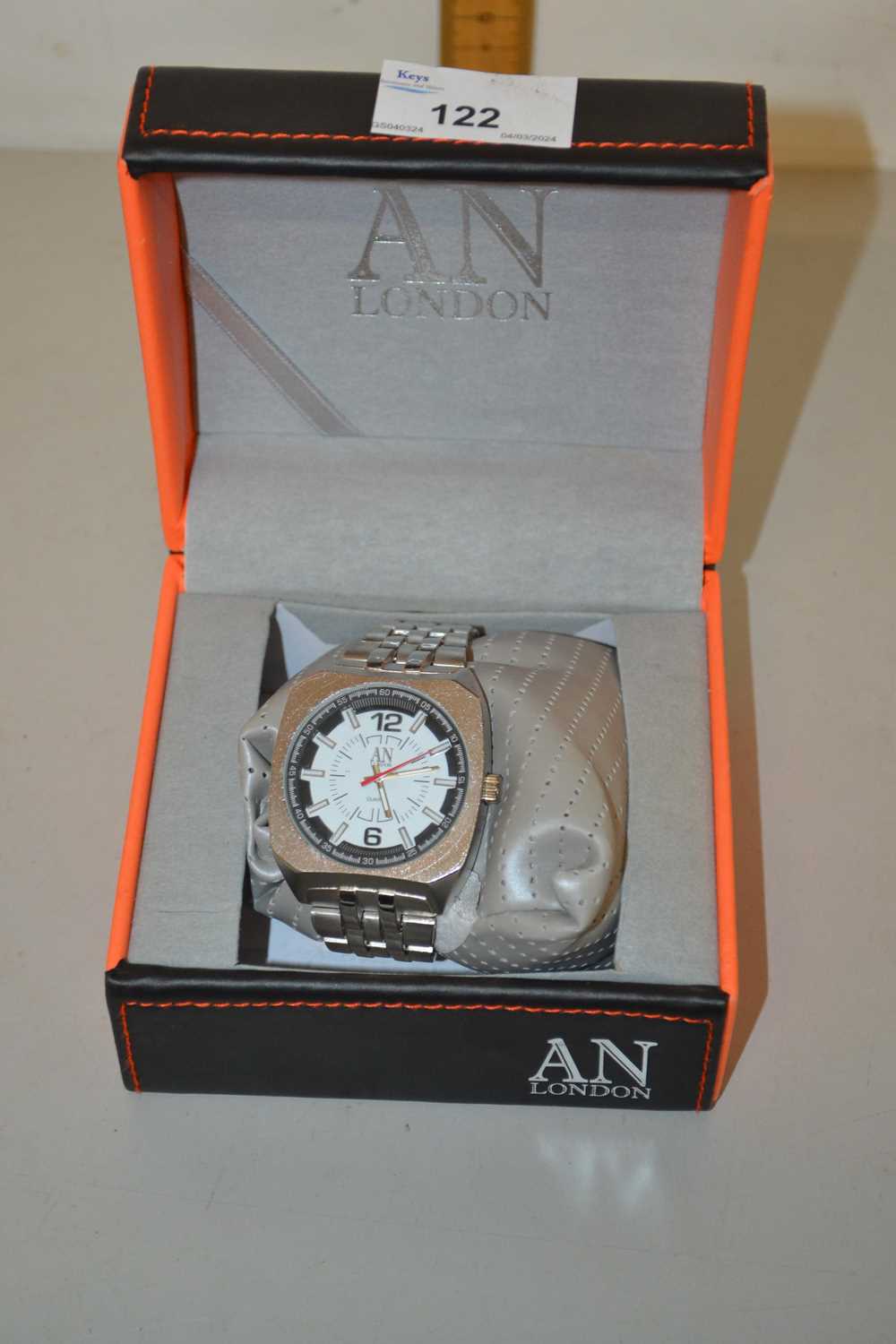 An AN London gents wristwatch with box