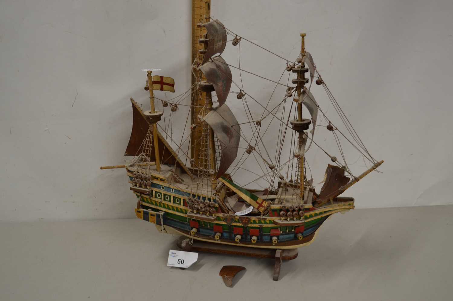 Model of a galleon