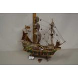 Model of a galleon