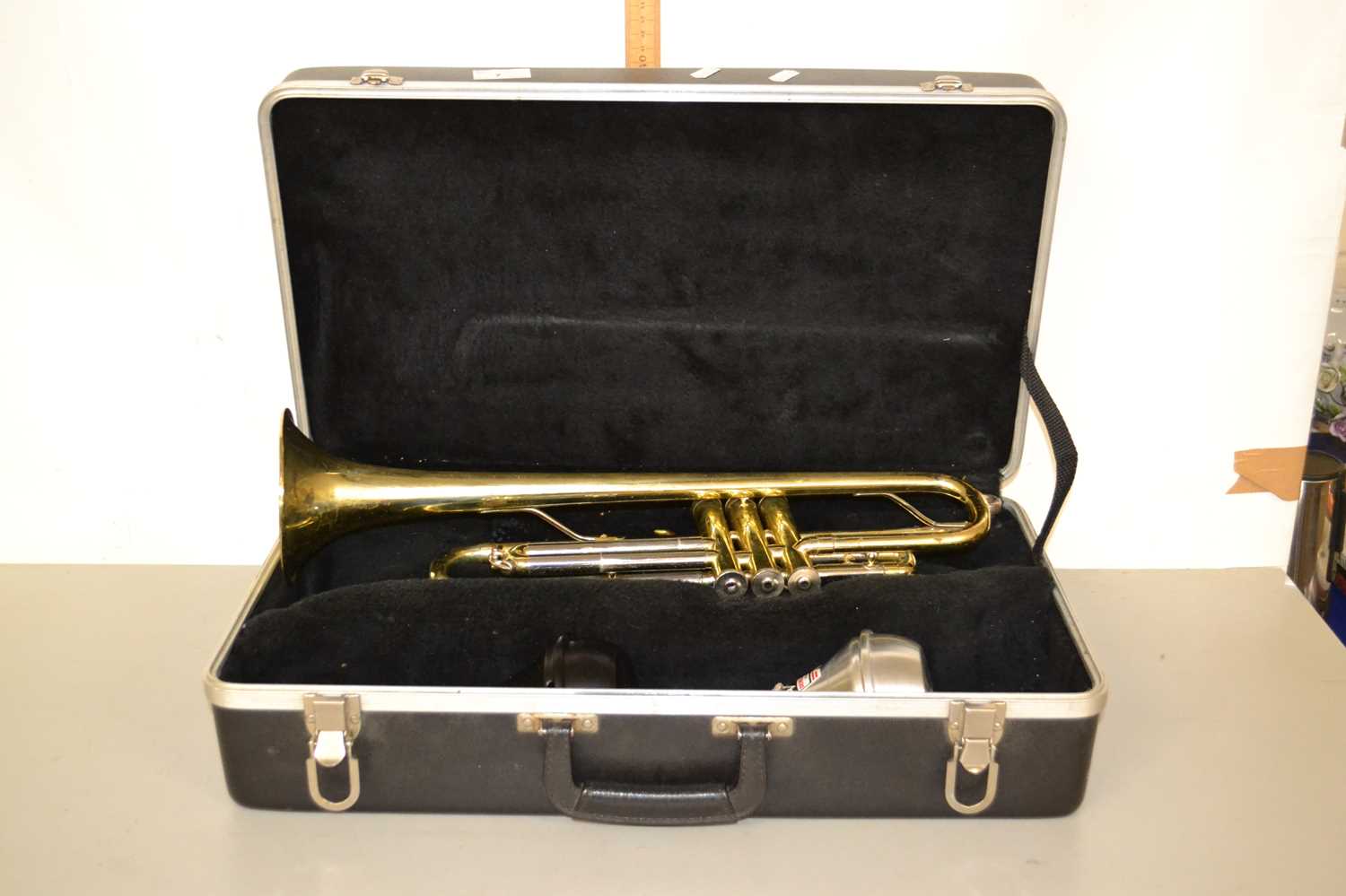 Brass trumpet marked Blessing USA