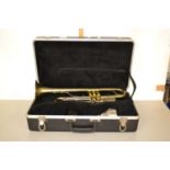 Brass trumpet marked Blessing USA