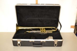Brass trumpet marked Blessing USA