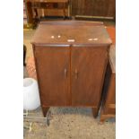 Small oak two door cupboard