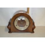 An early 20th Century dome topped mantel clock