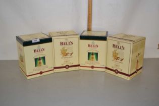 Wade Bells Scotch Whisky - Four boxed Christmas Editions