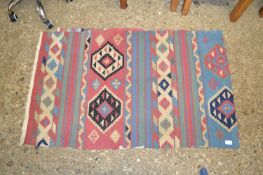 Modern Kelim type runner carpet