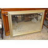 Modern gilt framed wall mirror with butterfly decoration