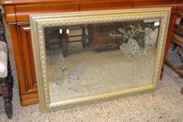 Modern gilt framed wall mirror with butterfly decoration