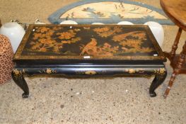 20th Century coffee table with Chinoiserie finish