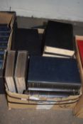 One box of books The Works of R L Stevenson
