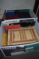 Two boxes of assorted books