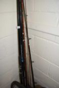 Mixed Lot: Vintage sea fishing rods and others